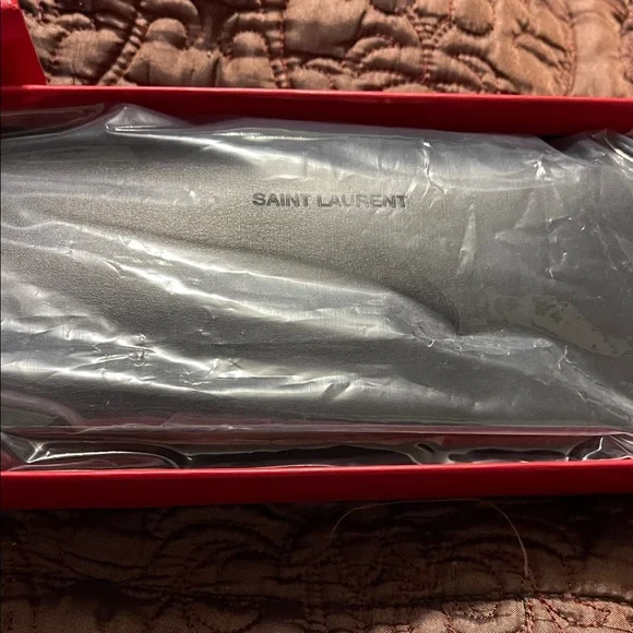 Yves Saint Laurent Black Rectangular Sunglasses